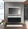 Тумба под раковину BelBagno Marino-Cer 120 MARINO-CER-1200-4C-SO-2-NL-P подвесная Nero Lucido МДФ / ЛДСП