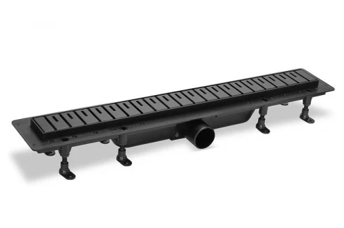 Душевой лоток PlastBrno DESIGN 6 46 SZA6400 с решеткой цвет Черный