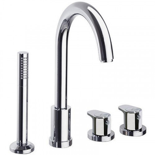 Смеситель на борт ванны Ramonsoler Alexia 363302TM с термостатом Хром