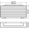 Полка корзина WasserKRAFT K-72222 Хром