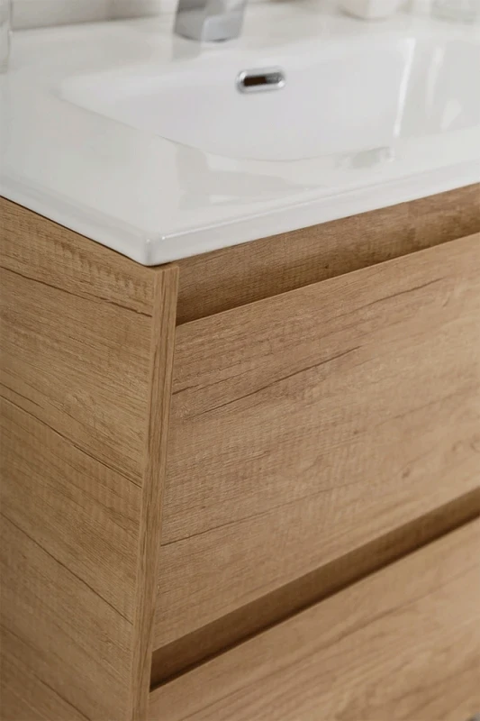 Тумба под раковину BelBagno KRAFT 39-800/390-2C-SO-RNN подвесная Rovere Nebrasca Nature МДФ / ЛДСП