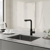 Смеситель для кухни Iddis Rule RULBLLFi05 Черный матовый нержавеющая сталь