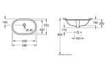 Раковина Villeroy&Boch O.Novo 58 41625001 Альпийский белый