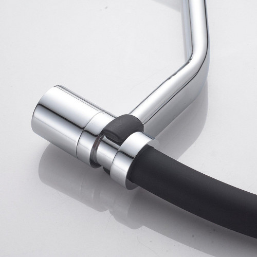 Смеситель для кухни Shevanik S343-3 цвет Хром Черный