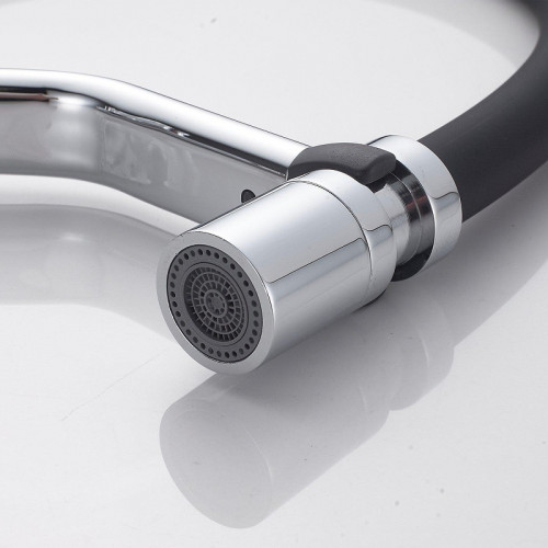 Смеситель для кухни Shevanik S343-3 цвет Хром Черный