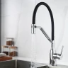 Смеситель для кухни Shevanik S343-3 цвет Хром Черный