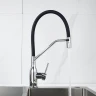Смеситель для кухни Shevanik S343-3 цвет Хром Черный