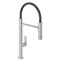 Смеситель для кухни Kludi Qord 56859N575 цвет Никель брашированный
