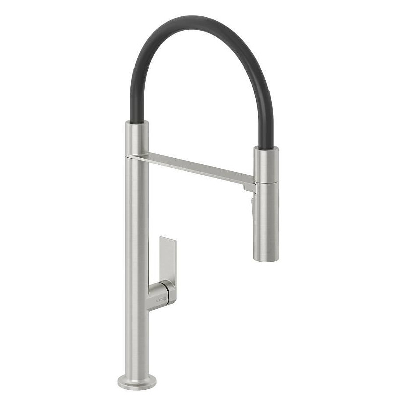 Смеситель для кухни Kludi Qord 56859N575 цвет Никель брашированный