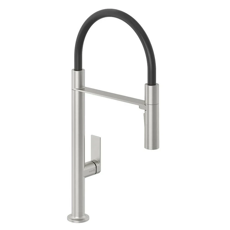 Смеситель для кухни Kludi Qord 56859N575 цвет Никель брашированный
