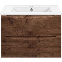 Тумба под раковину Vincea Mia Slim 70 VMC-2MC700S1RW подвесная R.Wood МДФ / ЛДСП