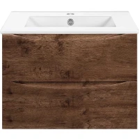 Тумба под раковину Vincea Mia Slim 70 VMC-2MC700S1RW подвесная R.Wood МДФ / ЛДСП