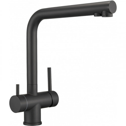 Смеситель для кухни Milacio Ultra MCU.558.TB Total Black нержавеющая сталь