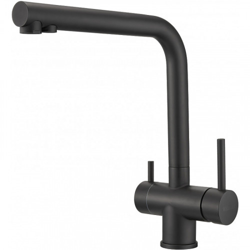 Смеситель для кухни Milacio Ultra MCU.558.TB Total Black нержавеющая сталь