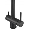 Смеситель для кухни Milacio Ultra MCU.558.TB Total Black нержавеющая сталь