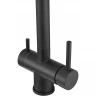 Смеситель для кухни Milacio Ultra MCU.558.TB Total Black нержавеющая сталь