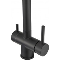 Смеситель для кухни Milacio Ultra MCU.558.TB Total Black нержавеющая сталь