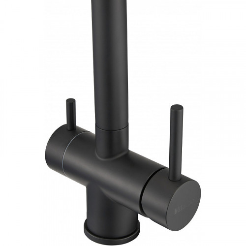 Смеситель для кухни Milacio Ultra MCU.558.TB Total Black нержавеющая сталь