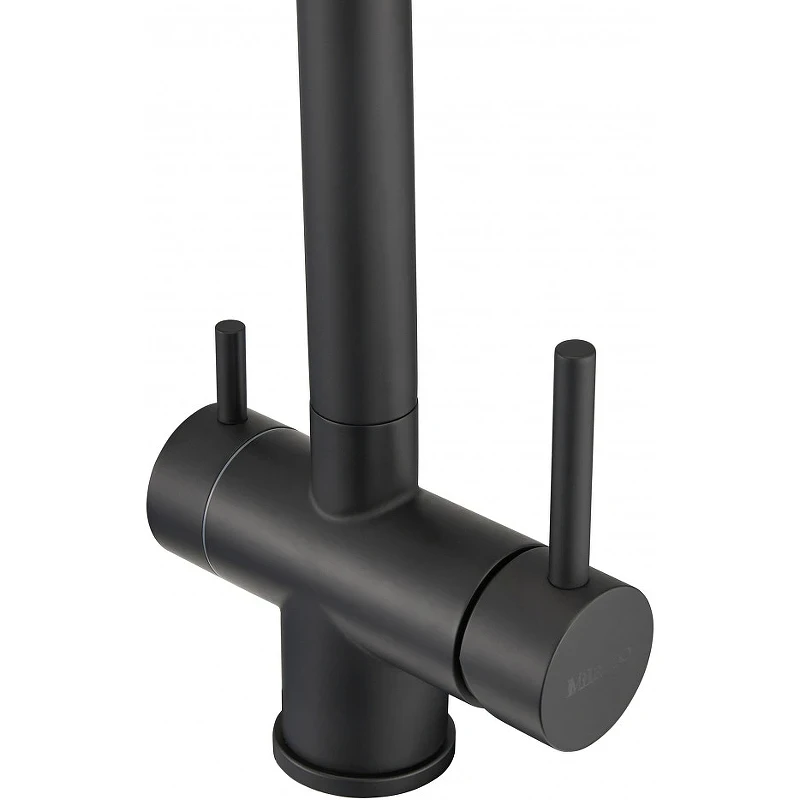 Смеситель для кухни Milacio Ultra MCU.558.TB Total Black нержавеющая сталь