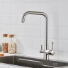 Смеситель для кухни Shevanik S528L цвет Сатин