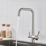 Смеситель для кухни Shevanik S528L цвет Сатин