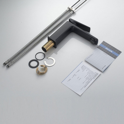 Смеситель для раковины Shevanik S8901H-1 цвет Черный