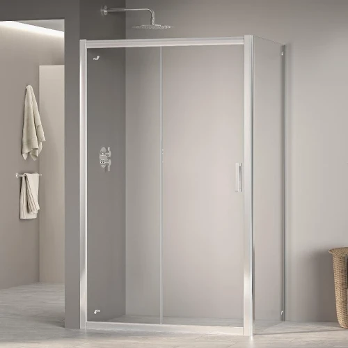 Душевой уголок RGW Passage 100x80 35087608-11 профиль цвет Хром стекло прозрачное