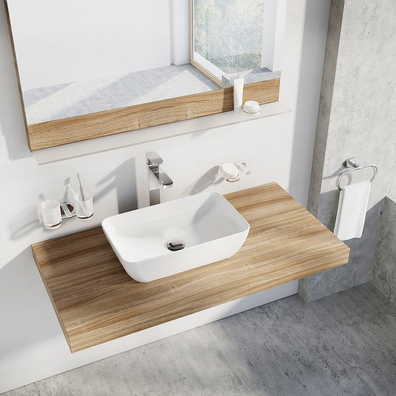 Раковина-чаша Ravak Uni Slim 50 XJX01150001 Белая фаянс накладная