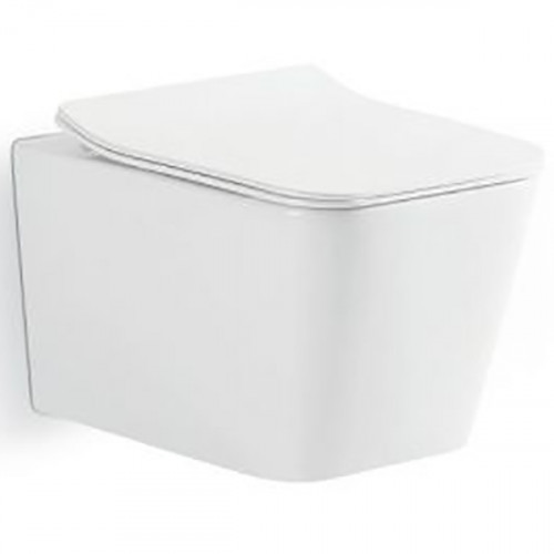 Унитаз CeramaLux TR5170 подвесной с сиденьем Микролифт фаянс подвесной