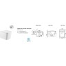 Унитаз CeramaLux TR5170 подвесной с сиденьем Микролифт фаянс подвесной
