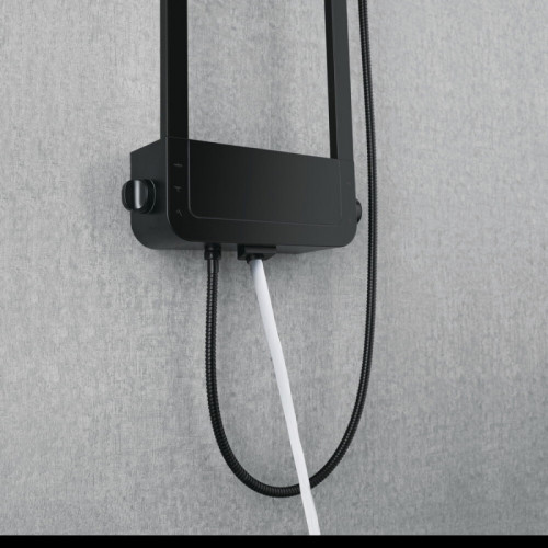 Душевая система Black&amp;White Seasons 1020w0 Лунная ночь нержавеющая сталь на стену