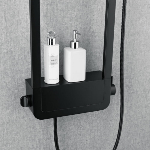 Душевая система Black&amp;White Seasons 1020w0 Лунная ночь нержавеющая сталь на стену