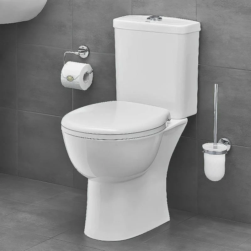 Унитаз компакт Grohe Bau Ceramic 39346000 с бачком и сиденьем Микролифт