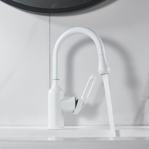 Смеситель для раковины Raffine F101C цвет Белый