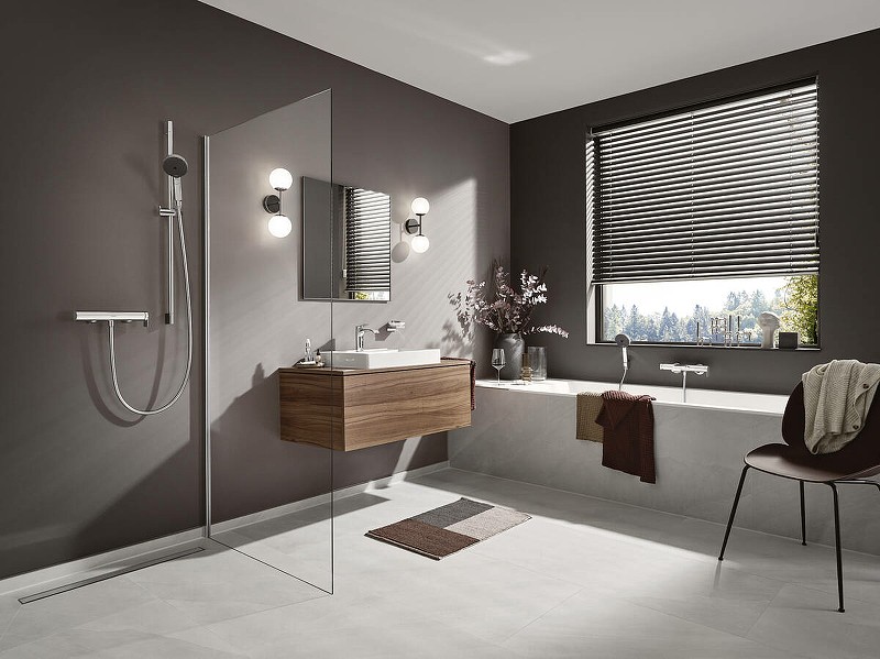 Смеситель для ванны Hansgrohe Vivenis 75420000 Хром латунь на стену