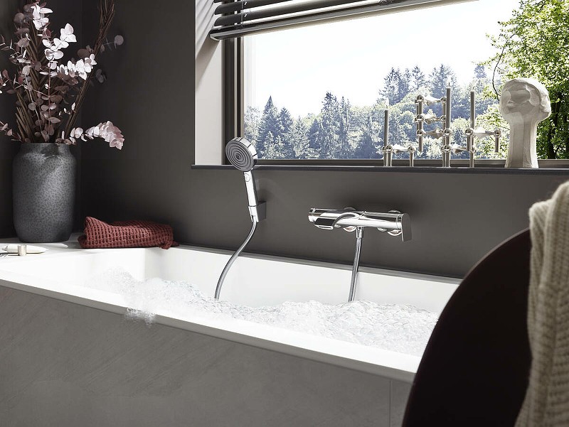 Смеситель для ванны Hansgrohe Vivenis 75420000 Хром латунь на стену