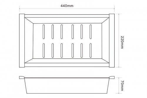 Коландер ZorG PVD Bronze C 12-51 BRONZE Бронза