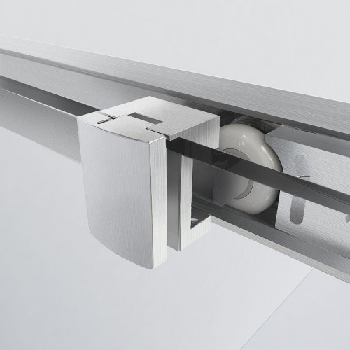 Душевой уголок Vincea Garda 110х110 VSS-1G1011CLBN профиль Брашированный никель стекло прозрачное