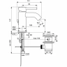 Смеситель для раковины Ideal Standard Ceraline BC203U5 Белый матовый Хром