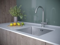Смеситель для кухни Paulmark Bend Be212066-SS Нержавеющая сталь