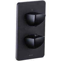 Смеситель для душа Allen Brau Infinity 5.21316-31 с термостатом Черный матовый латунь встраиваемый