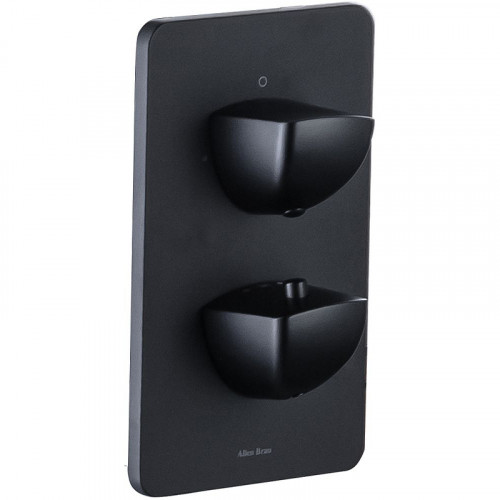 Смеситель для душа Allen Brau Infinity 5.21316-31 с термостатом Черный матовый латунь встраиваемый