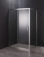Душевой уголок Orange 120x80 E23-12080TCR профиль Хром стекло прозрачное
