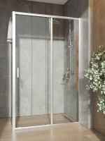 Душевой уголок Orange 120x80 E23-12080TCR профиль Хром стекло прозрачное