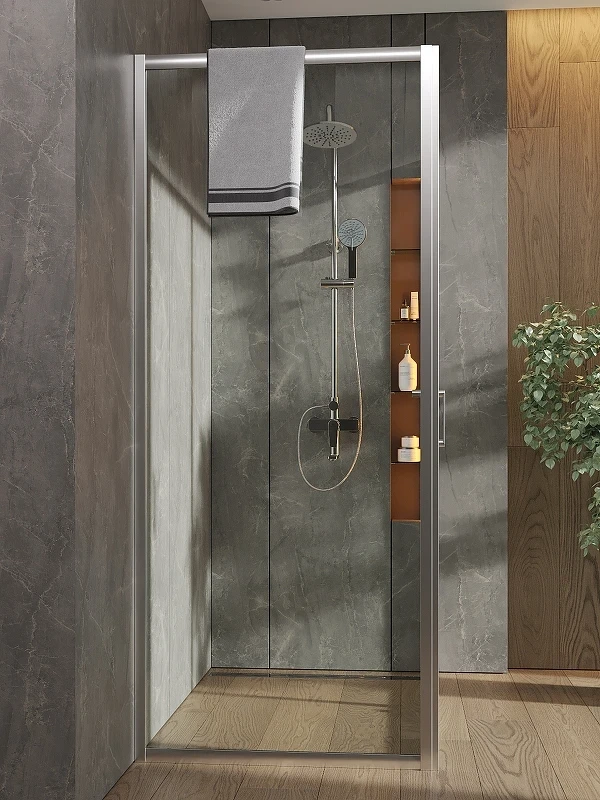 Душевой уголок Orange 120x80 E23-12080TCR профиль Хром стекло прозрачное