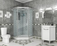 Душевая кабина Niagara Luxe 90x90 NG-7701DW без гидромассажа