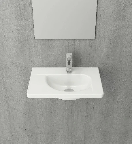 Раковина Bocchi Taormina Arch 45 1015-001-0126 Белая глянцевая