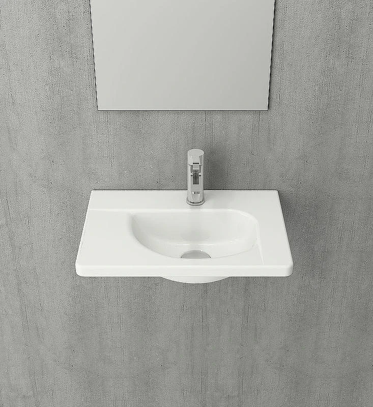 Раковина Bocchi Taormina Arch 45 1015-001-0126 Белая глянцевая