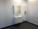 Тумба с раковиной Comforty Женева 75 00004137097 подвесная Дуб белый МДФ / ЛДСП