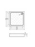 Акриловый поддон для душа Koller Pool Grace 80X80 GRACE80S Белый